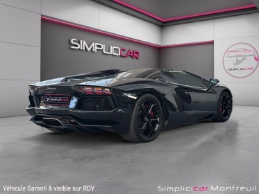 Lamborghini aventador roadster 6.5 v12 lp 700-4 spyder occasion montreuil (porte de vincennes)(75) simplicicar simplicibike...
