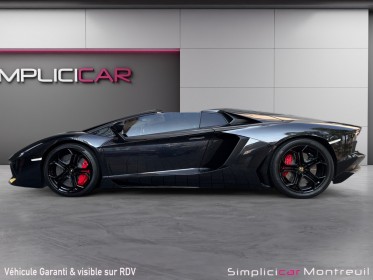 Lamborghini aventador roadster 6.5 v12 lp 700-4 spyder occasion montreuil (porte de vincennes)(75) simplicicar simplicibike...