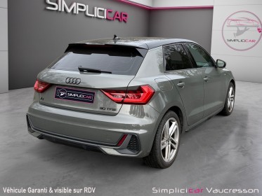 Audi a1 sportback 30 tfsi 116 ch s tronic 7 s line occasion simplicicar vaucresson simplicicar simplicibike france
