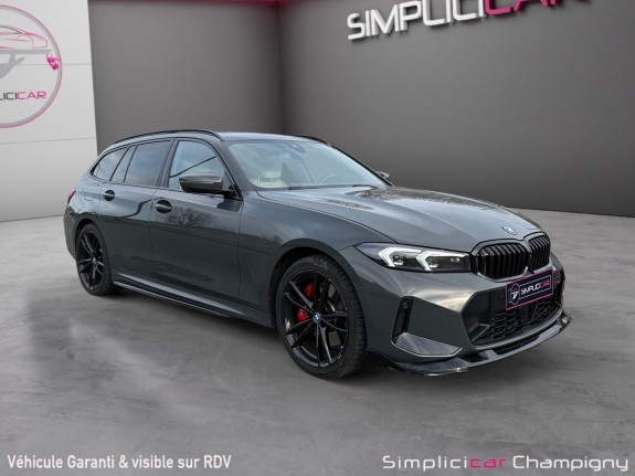 Bmw serie 3 touring g21 330e 292 ch bva8 m sport - harman kardon - tete haute - pack m - cuir occasion champigny-sur-marne...