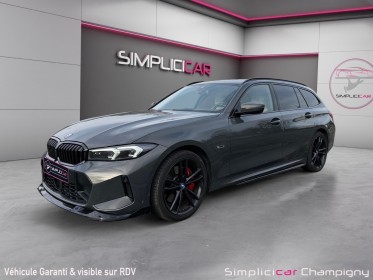 Bmw serie 3 touring g21 330e 292 ch bva8 m sport - harman kardon - tete haute - pack m - cuir occasion champigny-sur-marne...