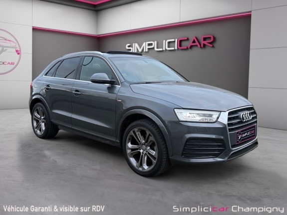 Audi q3 q3 2.0 tdi 150 ch - toit ouvrant - quattro s line - sline - camera occasion champigny-sur-marne (94) simplicicar...