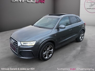 Audi q3 q3 2.0 tdi 150 ch - toit ouvrant - quattro s line - sline - camera occasion champigny-sur-marne (94) simplicicar...