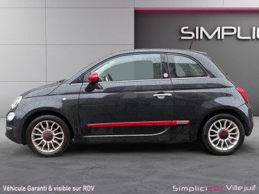 Fiat 500 serie 4 vpc 1.2 69 ch rosso amore edizione kit novetud, toit ouvrant, garantie 12mois occasion simplicicar villejuif...