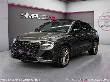 Audi q3 sportback 35 tfsi 150 ch s tronic 7 s line suivi audi - gris daytona - pack black - toit ouvrant - camera - keyless...