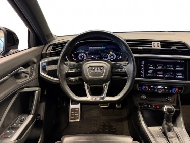 Audi q3 sportback 35 tfsi 150 ch s tronic 7 s line suivi audi - gris daytona - pack black - toit ouvrant - camera - keyless...