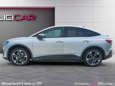 Audi q4 e-tron sportback 45 265 ch 82 kwh quattro s line occasion réunion ville st pierre simplicicar simplicibike france