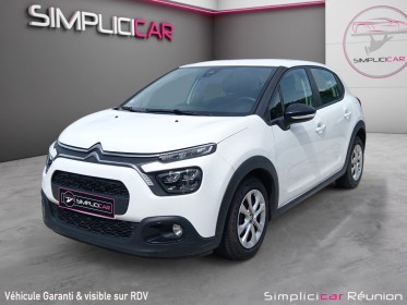 Citroen c3 societe 1.5 bluehdi 100ch ss bvm feel / capteurs recul ar / 2 places occasion réunion ville st pierre simplicicar...