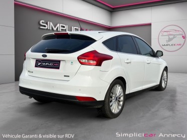 Ford focus 1.0 ecoboost 125 ss titanium, pack hiver, pack city, garantie 12 mois occasion simplicicar annecy simplicicar...