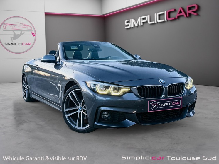 Bmw serie 4 cabriolet f33 lci2 420i 184 ch bva8 m sport caméra de recul sièges chauffants garantie 12 mois occasion...