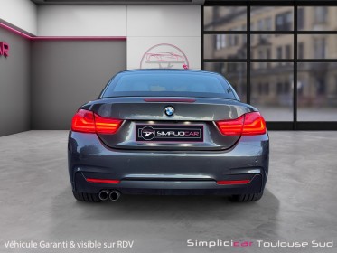 Bmw serie 4 cabriolet f33 lci2 420i 184 ch bva8 m sport caméra de recul sièges chauffants garantie 12 mois occasion...