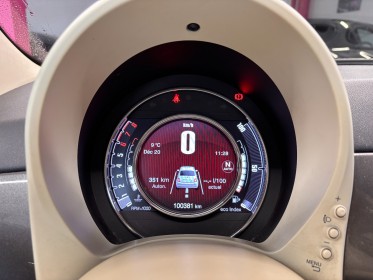 Fiat 500 serie 3 1.2 8v 69 ch lounge dualogic toit pano ecran tactile clim radar av ar  garantie 12mois occasion simplicicar...