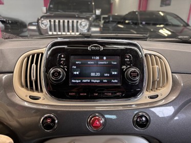 Fiat 500 serie 3 1.2 8v 69 ch lounge dualogic toit pano ecran tactile clim radar av ar  garantie 12mois occasion simplicicar...
