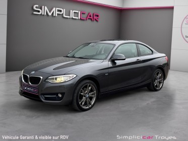 Bmw série 2 coupé 220d 190 sport toit ouvrant sièges chauffants radars garantie 12 mois occasion barberey simplicicar...
