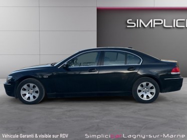 Bmw serie 7 e65/66 730d 231 ch a - sieges electriques en cuir - gps - radars av et ar occasion simplicicar lagny  simplicicar...