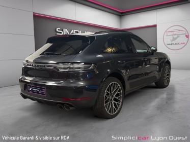 Porsche macan s 3.0 354 ch pdk - pasm - pdls - pse - entretiens porsche - garantie 12 mois occasion simplicicar lyon ouest...