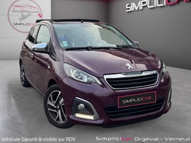 Peugeot 108 1.2 82ch bvm5 allure top / toit ouvrant / camera de recul occasion simplicicar orgeval  simplicicar simplicibike...