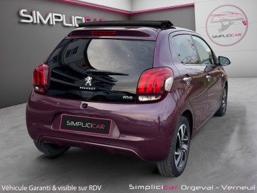 Peugeot 108 1.2 82ch bvm5 allure top / toit ouvrant / camera de recul occasion simplicicar orgeval  simplicicar simplicibike...