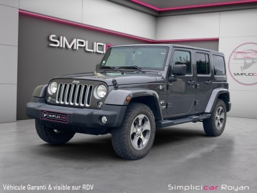 Jeep wrangler 2.8 crd 200 - 4x4 command trac unlimited bva sahara garantie 12 mois occasion simplicicar royan simplicicar...