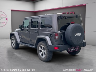 Jeep wrangler 2.8 crd 200 - 4x4 command trac unlimited bva sahara garantie 12 mois occasion simplicicar royan simplicicar...