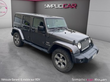 Jeep wrangler 2.8 crd 200 - 4x4 command trac unlimited bva sahara garantie 12 mois occasion simplicicar royan simplicicar...