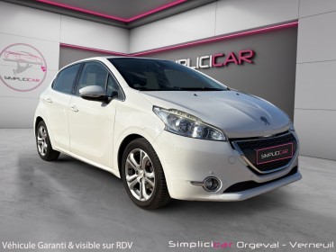 Peugeot 208 1.6 e-hdi 92ch bvm5 féline/ radar ar/ intérieur cuir/ sièges chauffants--- occasion simplicicar orgeval ...