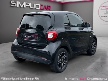 Smart fortwo coupe 1.0 71 ch ba6 prime - pack sport - caméra de recul - sièges chauffants en cuir - toit panoramique...