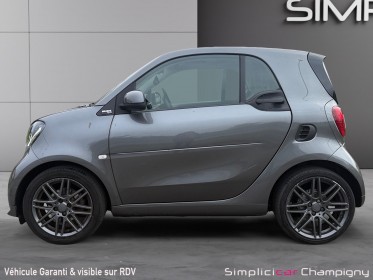 Smart fortwo coupe 0.9 90 ch brabus style - camera - cuir - sieges chauffants occasion champigny-sur-marne (94) simplicicar...