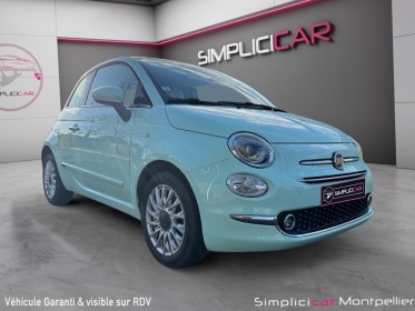 Fiat 500 serie 6 1.2 69ch lounge toit panoramique garantie 12 mois occasion montpellier (34) simplicicar simplicibike france