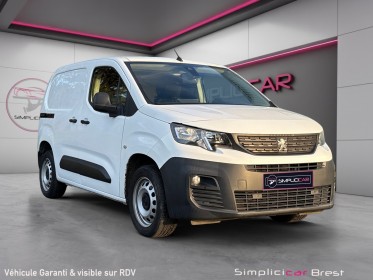 Peugeot partner fourgon standard 1000 kg bluehdi 130 ss bvm6 asphalt - 12 mois de garantie - occasion simplicicar brest...