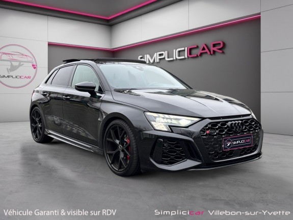 Audi rs3 sportback 2.5 tfsi 400ch origine france toit ouvrant siÈge chauffant massant av carplay  suivi audi garantie 12mois...