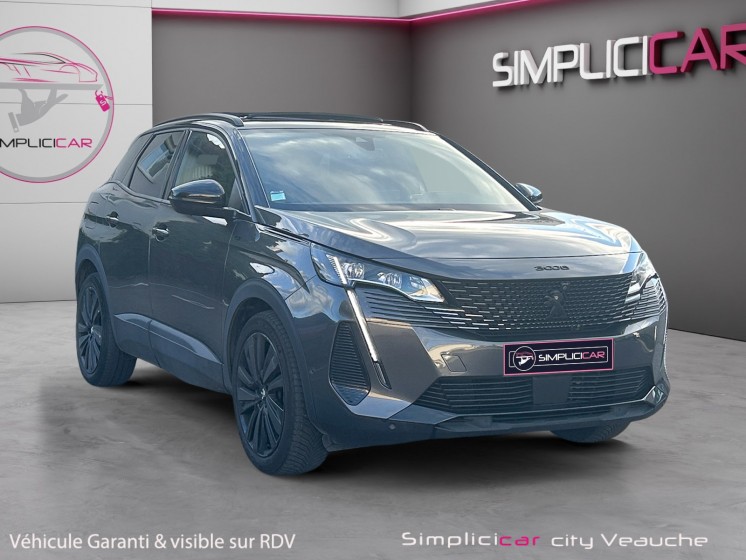 Peugeot 3008 bluehdi 130 eat8 gt pack toit ouvrant / sièges chauffant / carplay / caméra occasion simplicicar veauche...
