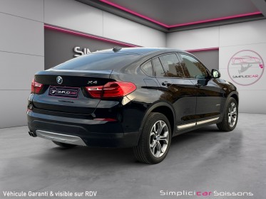 Bmw x4 f26 xdrive30d 258ch xline a - suivi bmw/affichage tète haute/caméra 360 - garantie 12 mois occasion simplicicar...