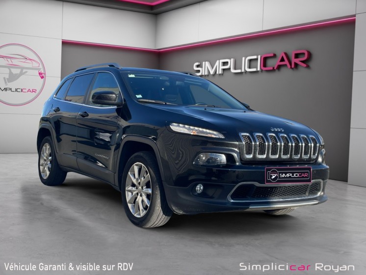 Jeep cherokee 2.0l multijet ii 170 4x4 active drive i limited boite auto  garantie 12 mois occasion simplicicar royan...