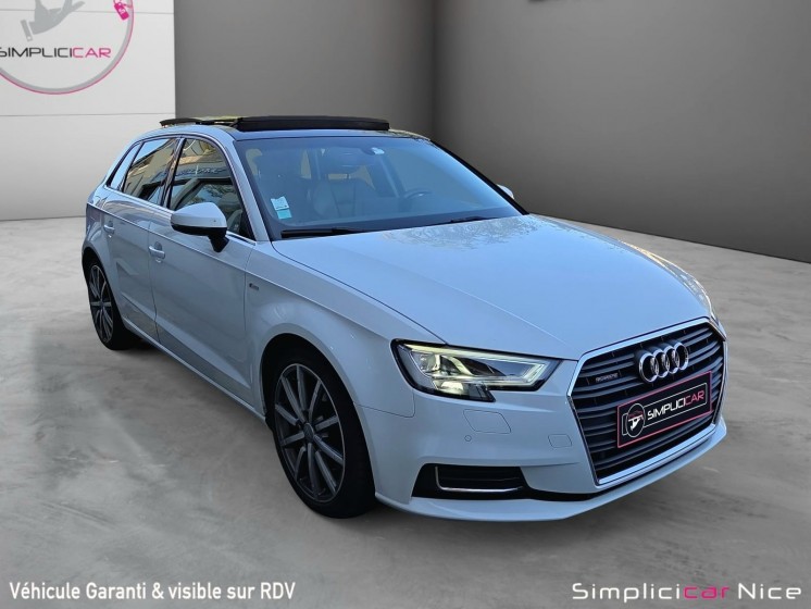 Audi a3 sportback 2.0 tdi 184 quattro s line full options occasion  simplicicar nice - pfvauto simplicicar simplicibike france