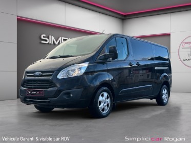 Ford transit custom cabine approfondie 310 l2h1 2.0 tdci 170 ch bva limited / 5 places / entretien à jour / garantie 12 mois...