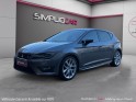 Seat leon 2.0 tdi 184 start/stop fr dsg6 pack aero état exceptionnel garantie 12 mois occasion simplicicar mery-sur-oise...