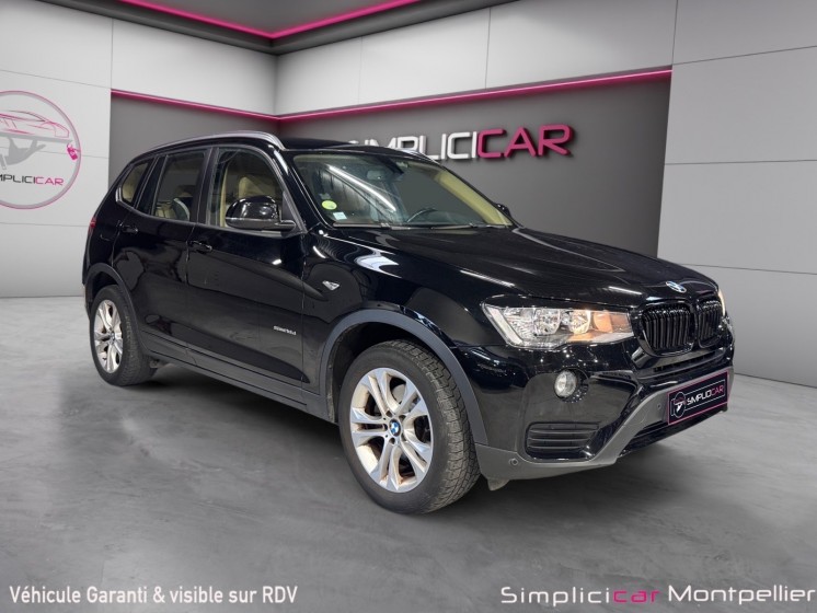 Bmw x3 f25 lci sdrive18d 150ch lounge garantie 12 mois occasion montpellier (34) simplicicar simplicibike france