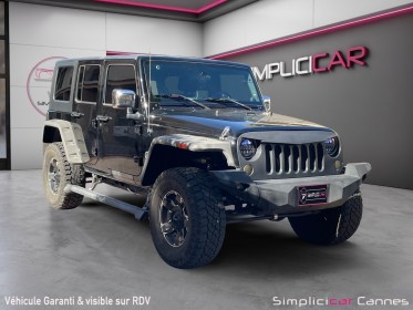 Jeep wrangler unlimited overland a 2.8 crd 177 occasion cannes (06) simplicicar simplicibike france