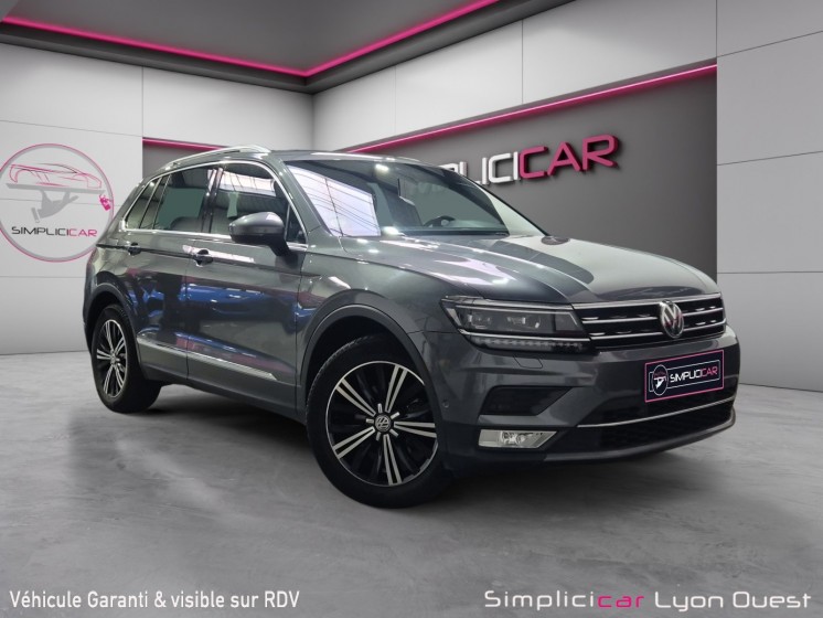 Volkswagen tiguan 2.0 tdi 150 dsg7 carat - virtual cockpit - toit ouvrant  - garantie 12 mois occasion simplicicar lyon ouest...