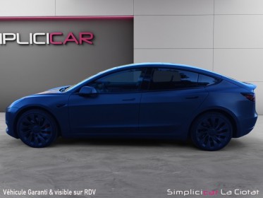 Tesla model 3 phase 2 performance awd 534 cv etat irrepochable ppf integrale occasion simplicicar la ciotat simplicicar...
