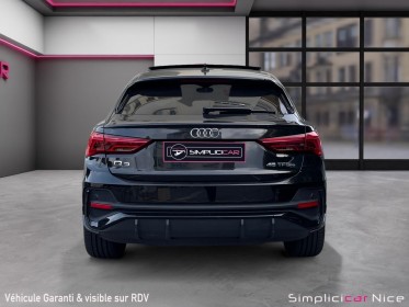 Audi q3 sportback 45 tfsie 245 s tronic 6 s line occasion  simplicicar nice - pfvauto simplicicar simplicibike france
