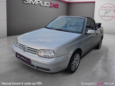 Volkswagen golf cabriolet 1.6i 100 ch carat occasion  simplicicar nice - pfvauto simplicicar simplicibike france