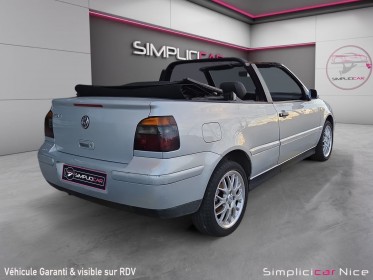 Volkswagen golf cabriolet 1.6i 100 ch carat occasion  simplicicar nice - pfvauto simplicicar simplicibike france