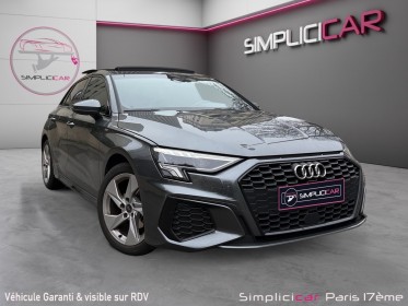 Audi a3 sportback 40 tfsie 204 s tronic 6 s line / toit ouvrant / caméra de recul / garantie 12 mois occasion paris 17ème...