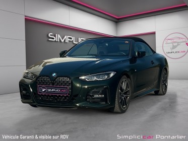 Bmw serie 4 cabriolet g23 420d 190 ch bva8 m sport garantie 12 mois minimum occasion simplicicar pontarlier auto  simplicicar...