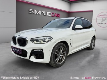 Bmw x3 g01 x3 20d m-sport 190ch pack m, climatisation bi-zone , avertisseur d'angle mort, caméra de recul, occasion...