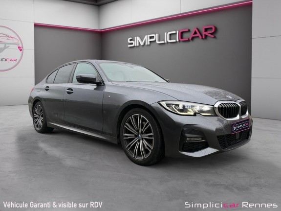 Bmw serie 3 g20 320d 190 ch bva8 m sport, affichage tete haute, feux laser, régulateur adaptatif, occasion simplicicar...