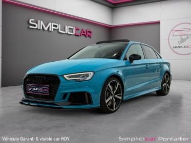 Audi rs3 berline 400ch 2.5 tfsi s-tronic 7 quattro toit ouvrant garantie 12 mois occasion simplicicar pontarlier auto ...