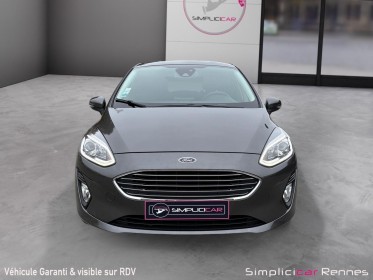 Ford fiesta 1.5 tdci 85 bvm6 titanium - radar de recul ar - climatisation auto - carplay... occasion simplicicar rennes...